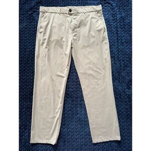 Greyson Men's Dress Pants Khaki Beige Lightweight Chinos Casual Trousers Size 36